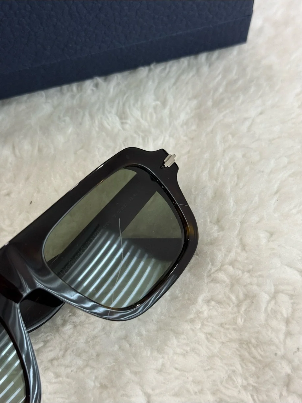 Dior Black Sunglasses with Dark Lenses